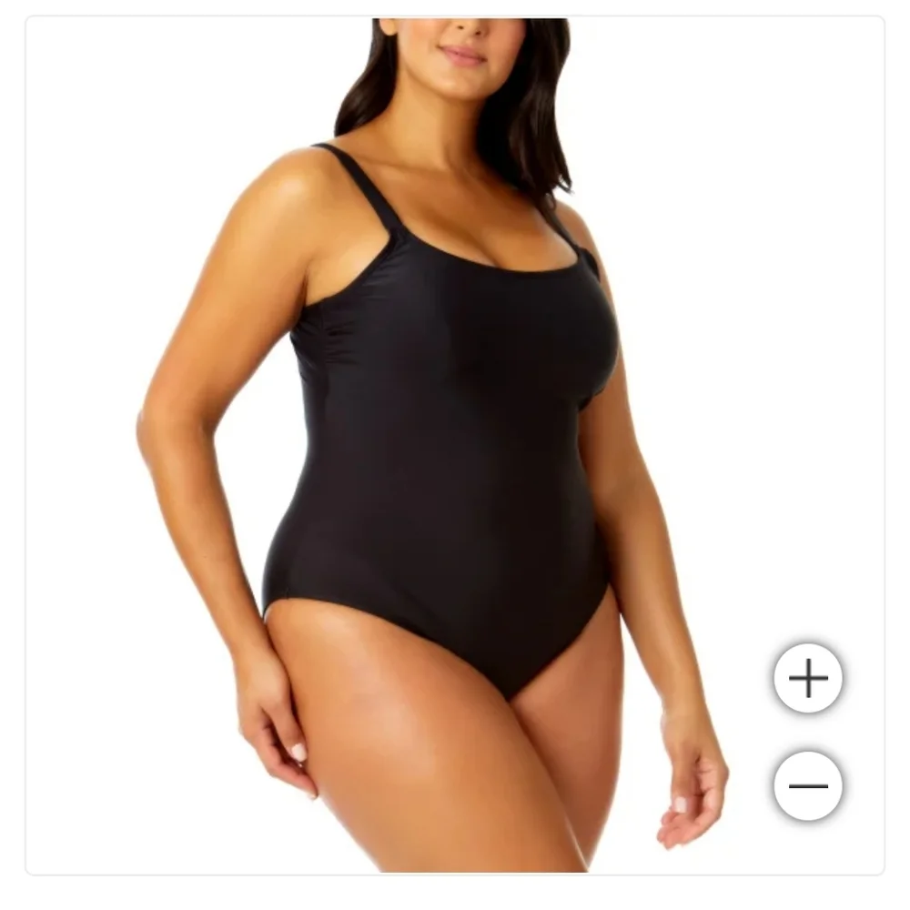 New With Tags Hurley Ladies' Swimsuit Black Size XL - Picture 1 of 4